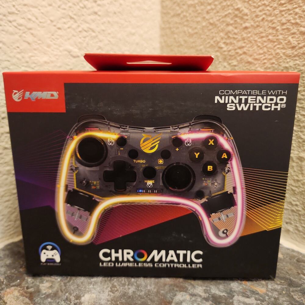 Switch - Chromatic LED Wireless Controller (NEW) - KMD - Nintendo